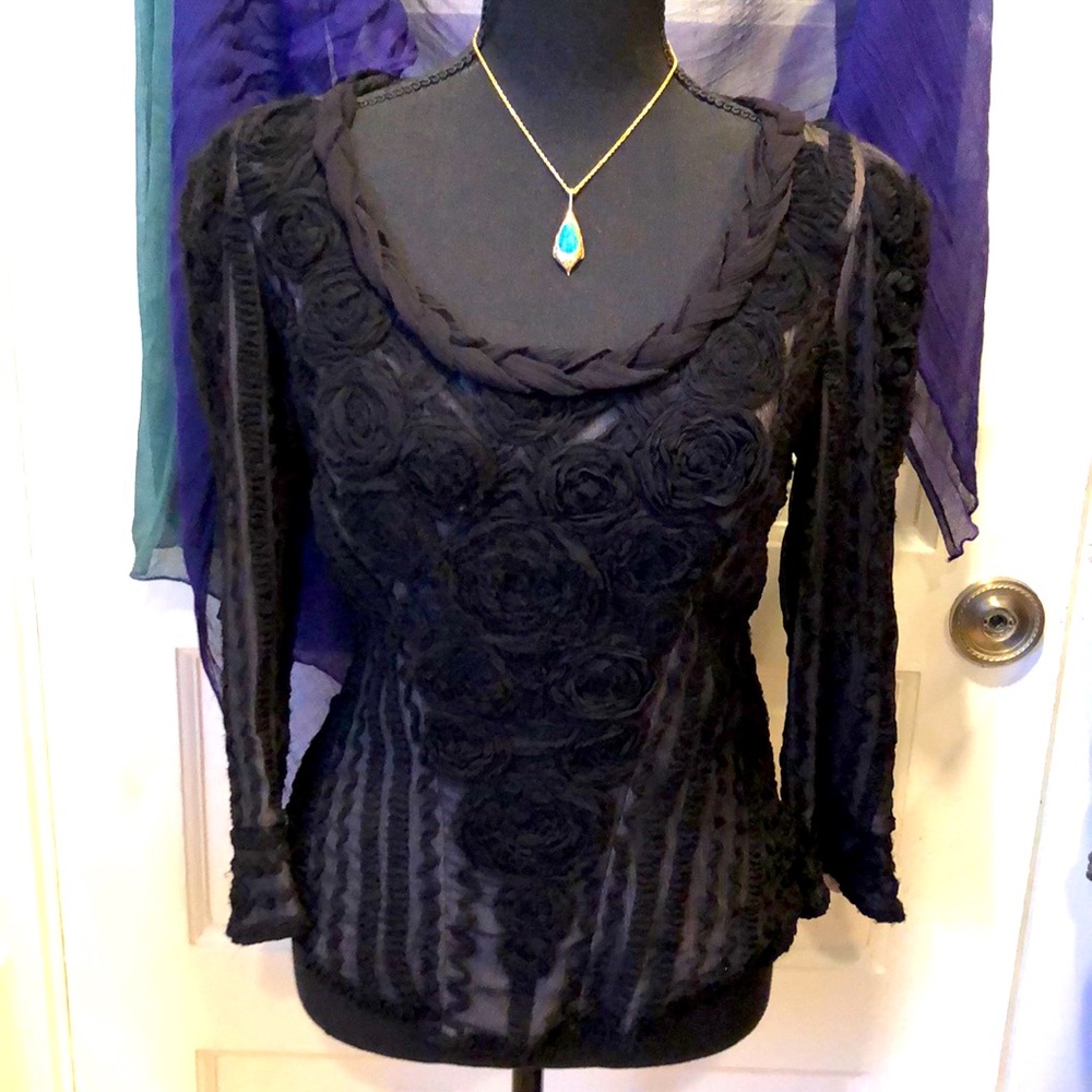 SUBTLE SEXY PERUVIAN CONNECTION VICTORIAN TOP